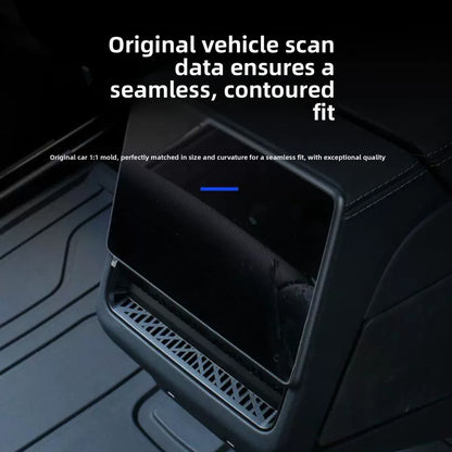 EVKITT Mesh Rear Air Vent Cover for Tesla Model Y Juniper & Model 3 Highland (Premium Auto-Grade ABS, 1-Pack Anti-Clogging)