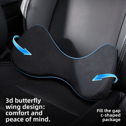 EVKITT Ergonomic Neck Pillow & Lumbar Support for Tesla Model 3 & Model Y (Premium Memory Foam Travel Cushion)