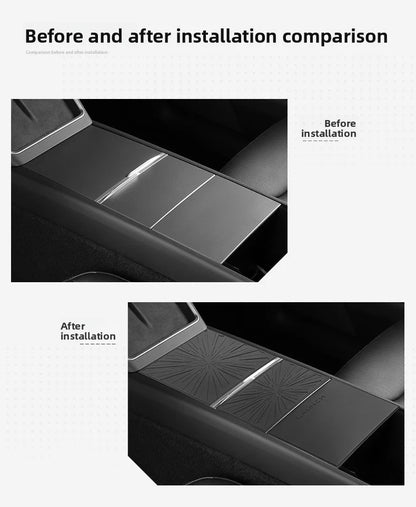 EVKITT Silicone Wireless Charger Pad Mat for Tesla Model 3 Highland & Model Y (Premium Silicone, Anti-Slip)