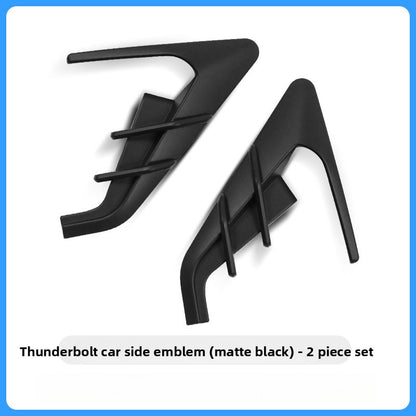 EVKITT Fender Side Camera Cover Cap Turn Signal Indicator Trim for Tesla Model Y Model 3 2021-2024 (Premium High-Impact ABS, Matte Black 2-Piece Set)