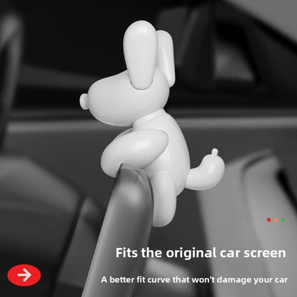 EVKITT Interactive Central Display Companion Cartoon Puppy Screen Border Toy for Tesla Upgraded Cockpit