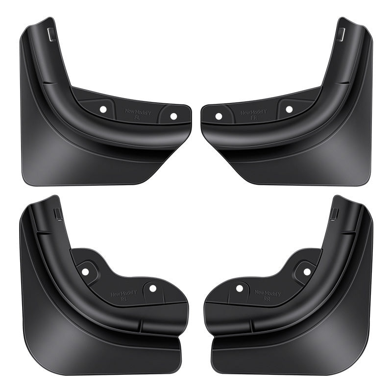 EVKITT No-Drilling Mud Flaps Splash Guards Kit for Tesla Model 3 Highland Model Y Juniper (Premium Flexible TPE, 4-Piece Full Set)