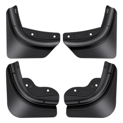 EVKITT No-Drilling Mud Flaps Splash Guards Kit for Tesla Model 3 Highland Model Y Juniper (Premium Flexible TPE, 4-Piece Full Set)