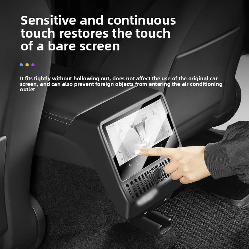 EVKITT Rear Screen Protector Cover for Tesla Model Y Juniper & Model 3 Highland Non-Slip Anti-Kick Guard