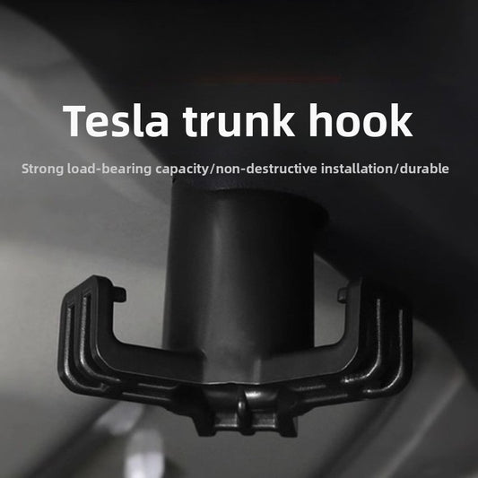 EVKITT Heavy-Duty Trunk Grocery Bag Hook for Tesla Model 3 Highland (Premium Auto-Grade ABS, Bolt-On Fixation)