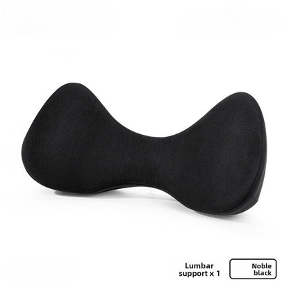 EVKITT Ergonomic Neck Pillow & Lumbar Support for Tesla Model 3 & Model Y (Premium Memory Foam Travel Cushion)