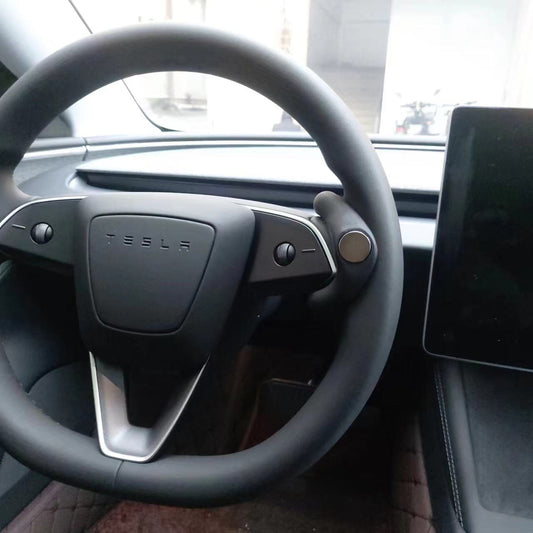 EVKITT Magnetic Steering Wheel Knob Booster for Tesla Model 3 Highland Model Y Juniper 2024 2025 2026 Anti-Fatigue Hand Rest Counter Weight (Black)