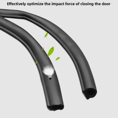 EVKITT Full Car Noise Reduction Sealing Strip Kit Weatherstripping Rubber Soundproof Seals for Tesla Model Y Juniper 2025+ (Premium EPDM Weatherproof Hollow Rubber, Complete Multi-Piece Set)