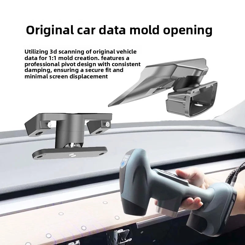 EVKITT 4-Direction Screen Swivel Mount for Tesla Model 3 & Model Y 2017-2026 (Heavy-Duty Aluminum, Left Right Up Down)