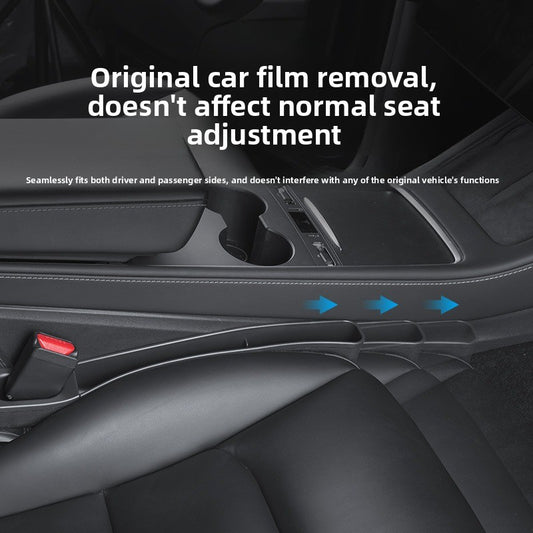 EVKITT Seat Gap Storage Box Organizer Center Console Side Drop Blocker for Tesla Model Y Juniper Model 3 Highland