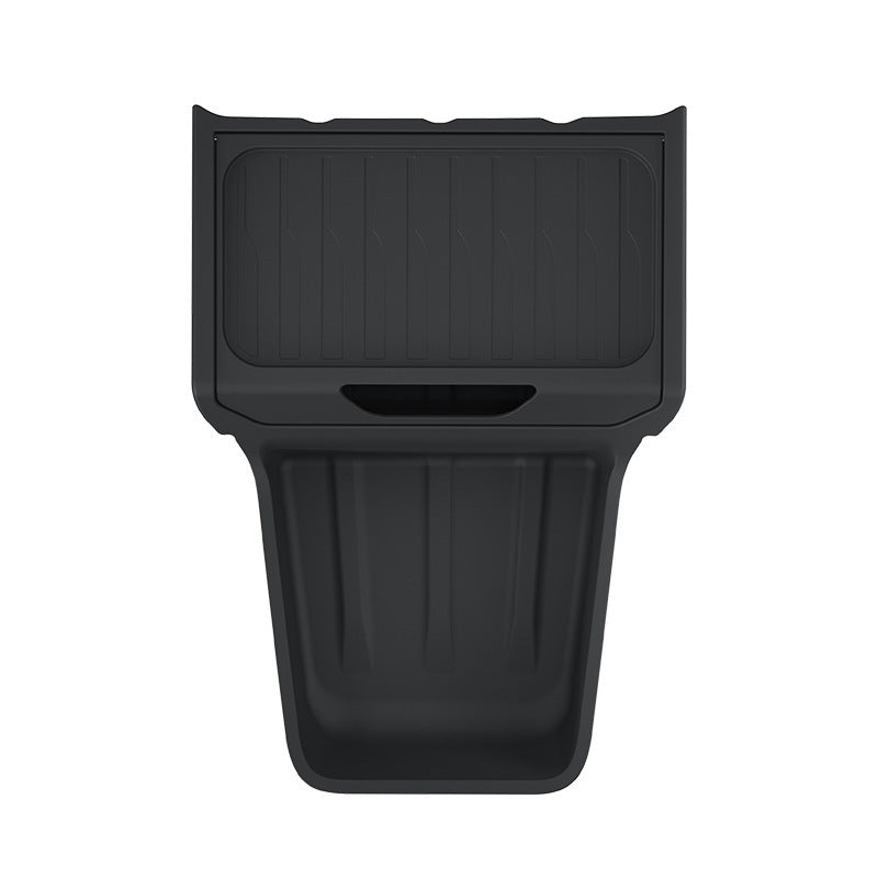 EVKITT TPE Center Console Lower Organizer Box for Tesla Model Y Standard (Premium Odorless TPE, Heavy-Duty Dual-Slot)