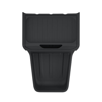 EVKITT TPE Center Console Lower Organizer Box for Tesla Model Y Standard (Premium Odorless TPE, Heavy-Duty Dual-Slot)