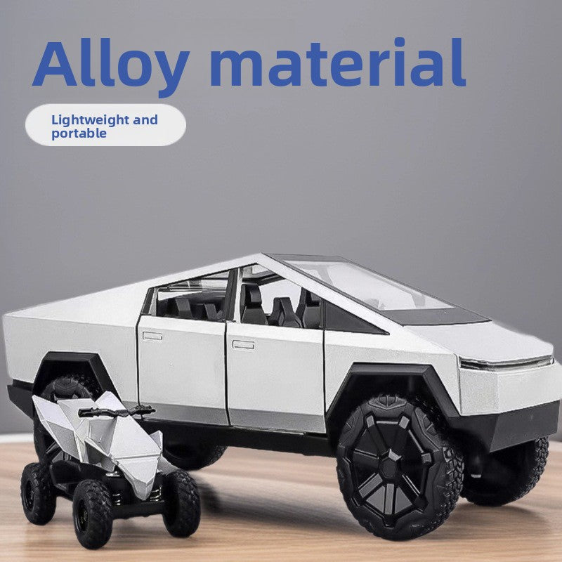 EVKITT Diecast Toy Car Model Cyber Truck Off-Road Replica for Tesla Cybertruck