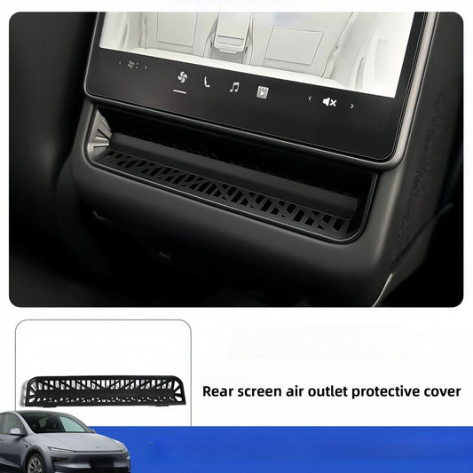 EVKITT Mesh Rear Air Vent Cover for Tesla Model Y Juniper & Model 3 Highland (Premium Auto-Grade ABS, 1-Pack Anti-Clogging)