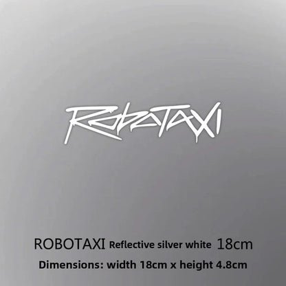 EVKITT Triangular Window Decal Cover Body Exterior Trim Sticker for Tesla Robotaxi Cybercab