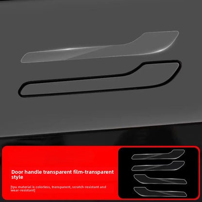 EVKITT for Tesla Model Y 2021-2026 Door Handle Bowl Protective Film Scratch Resistant TPU Paint Protection Sticker Exterior Anti-Scratch Accessory