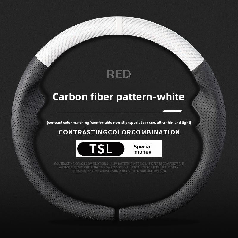 EVKITT Ultra-Thin Sport Steering Wheel Cover for Tesla Model 3  & Model Y Juniper/YL 2017-2026 – Anti-Slip Grip with Center Alignment Marker