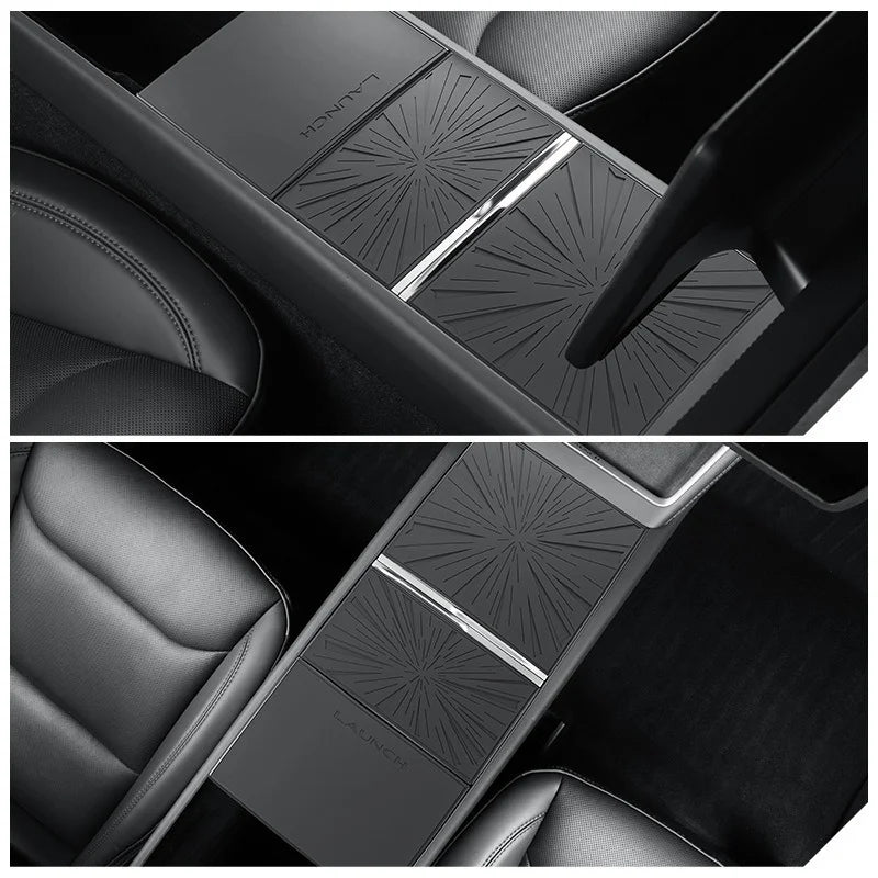 EVKITT Silicone Wireless Charger Pad Mat for Tesla Model 3 Highland & Model Y (Premium Silicone, Anti-Slip)