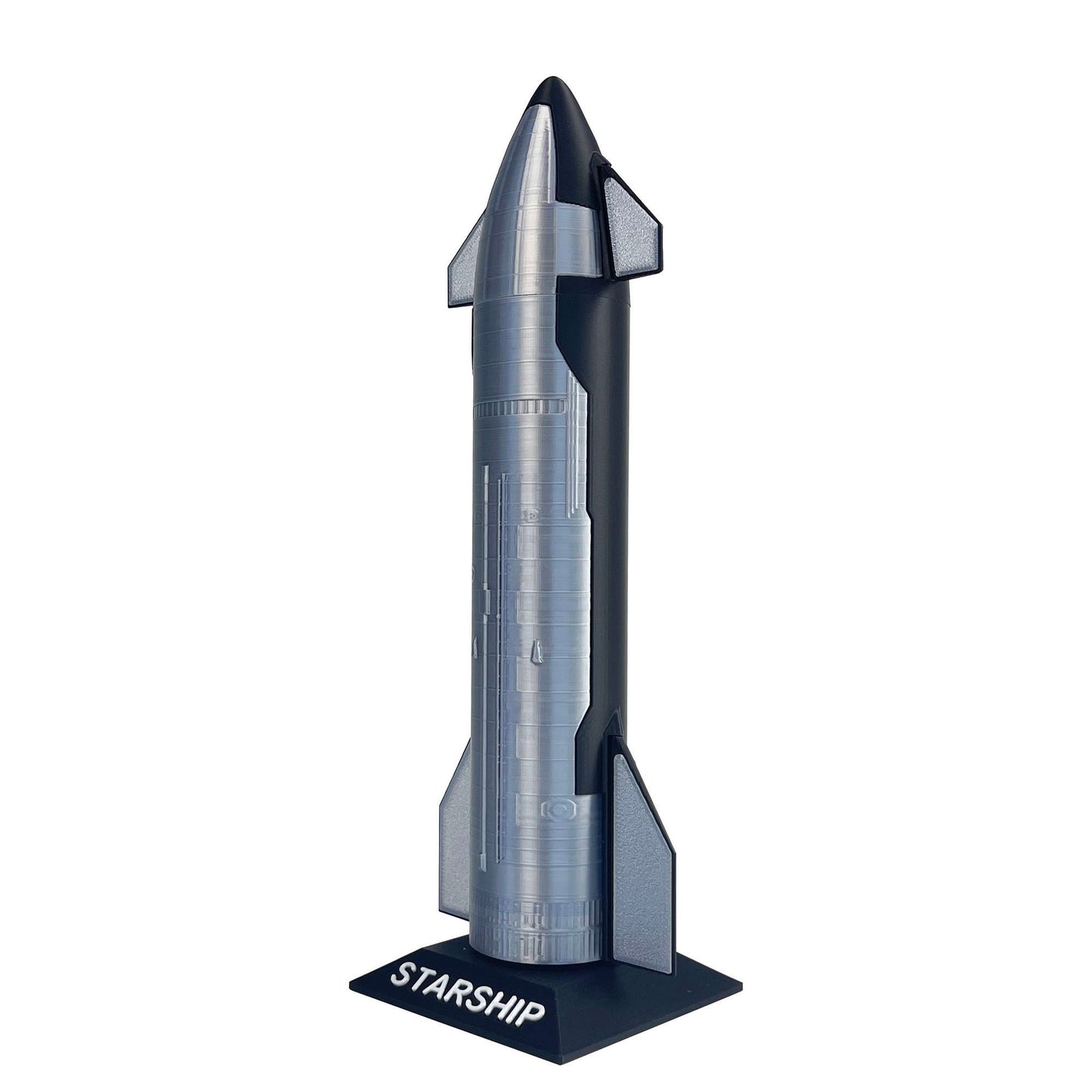 EVKITT SpaceX Starship 3D Printed Rocket Model Desktop Ornament Handmade PLA Tech Decor Geek Gift for Men