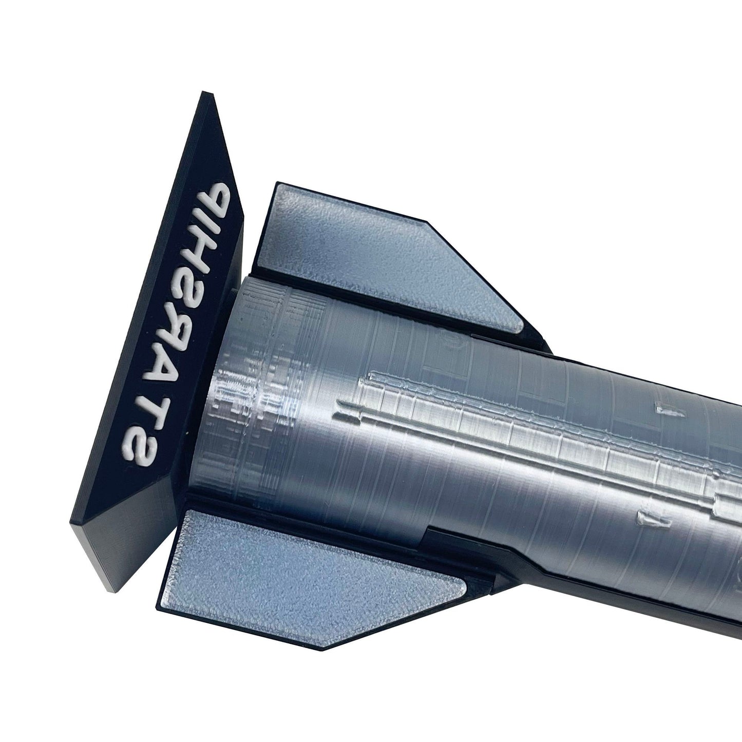 EVKITT SpaceX Starship 3D Printed Rocket Model Desktop Ornament Handmade PLA Tech Decor Geek Gift for Men