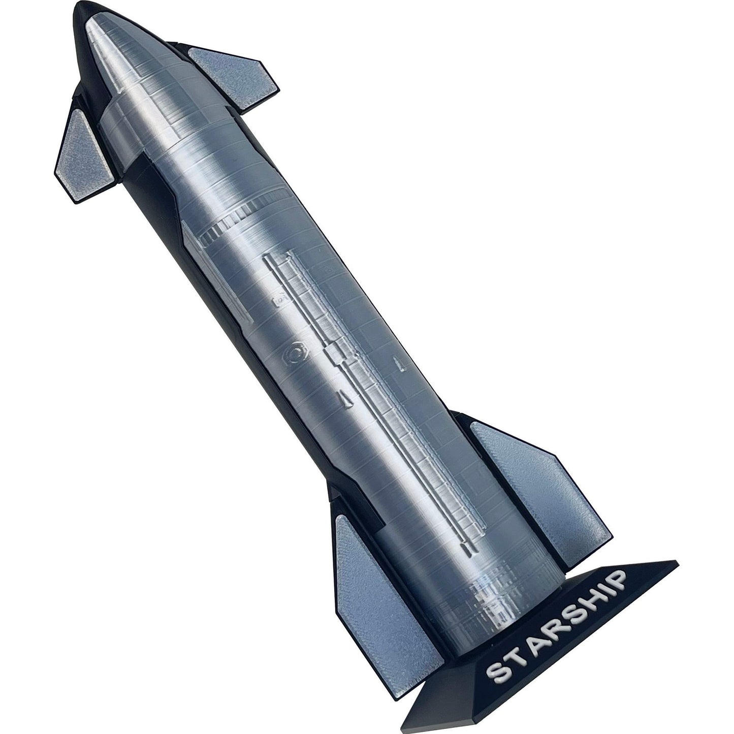 EVKITT SpaceX Starship 3D Printed Rocket Model Desktop Ornament Handmade PLA Tech Decor Geek Gift for Men