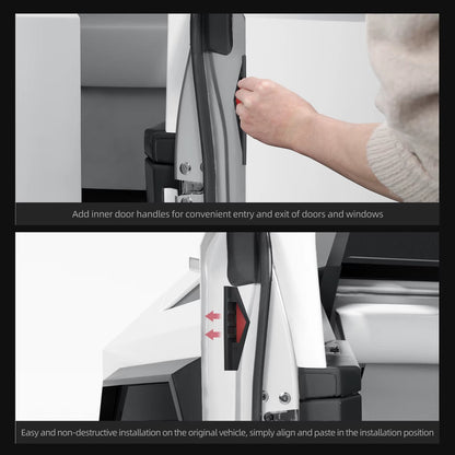 EVKITT Silicone Door Handle Covers for Tesla Cybertruck 2024+  Anti-Fingerprint Interior Door Handle Protection 4PCS