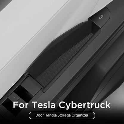 EVKITT Door Handle Storage Box Organizer for Tesla Cybertruck 2024–2025 (Not 2026) – Front & Rear Door Storage Trays ABS