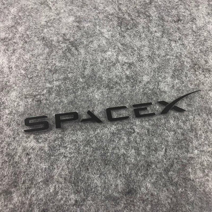EVKITT SpaceX Logo Car Decal Sticker Window Tailgate Graphic for Tesla Model 3 Model Y Model S Model X