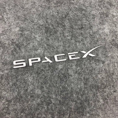 EVKITT SpaceX Logo Car Decal Sticker Window Tailgate Graphic for Tesla Model 3 Model Y Model S Model X