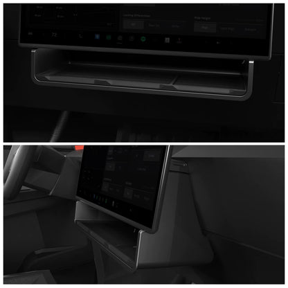 EVKITT Hidden Storage Box Organizer for Tesla Cybertruck 2024+Under Screen Center Console Storage Tray