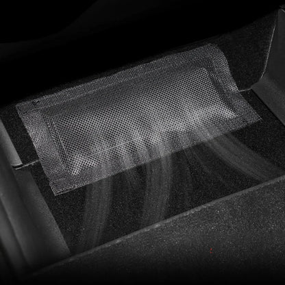 EVKITT Under Seat Air Vent Cover Mesh Outlet Protector for Tesla Model Y Model 3 (Premium High-Density Mesh Polymer, Anti-Clogging 2-Piece Set)