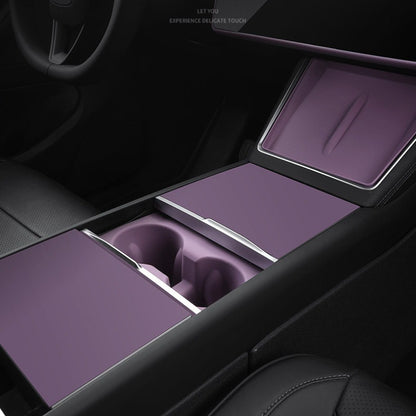 EVKITT Haze Raspberry Purple Silicone Wireless Charger Mat for Tesla Model Y Juniper & Model 3 Highland (Premium Liquid Silicone, Anti-Slip Dust Protector)
