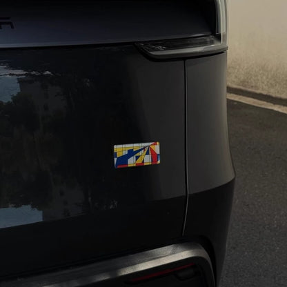 EVKITT Rear Trunk Badge Logo Emblem for Tesla Model 3 Model Y Car Tailgate Modification