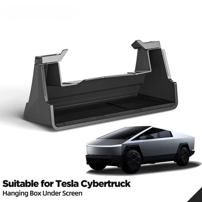EVKITT Hidden Storage Box Organizer for Tesla Cybertruck 2024+Under Screen Center Console Storage Tray