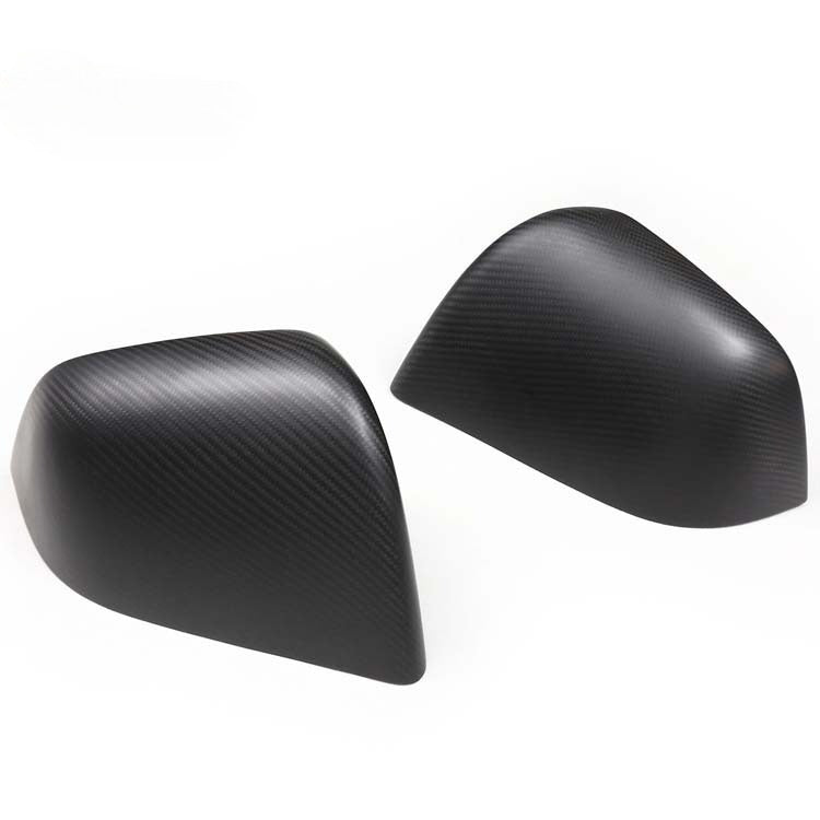 EVKITT Side Rearview Mirror Covers Caps Overlay for Tesla Model 3 2021-2023 (Premium Real Dry Carbon Fiber, Aerodynamic 2-Piece Set)