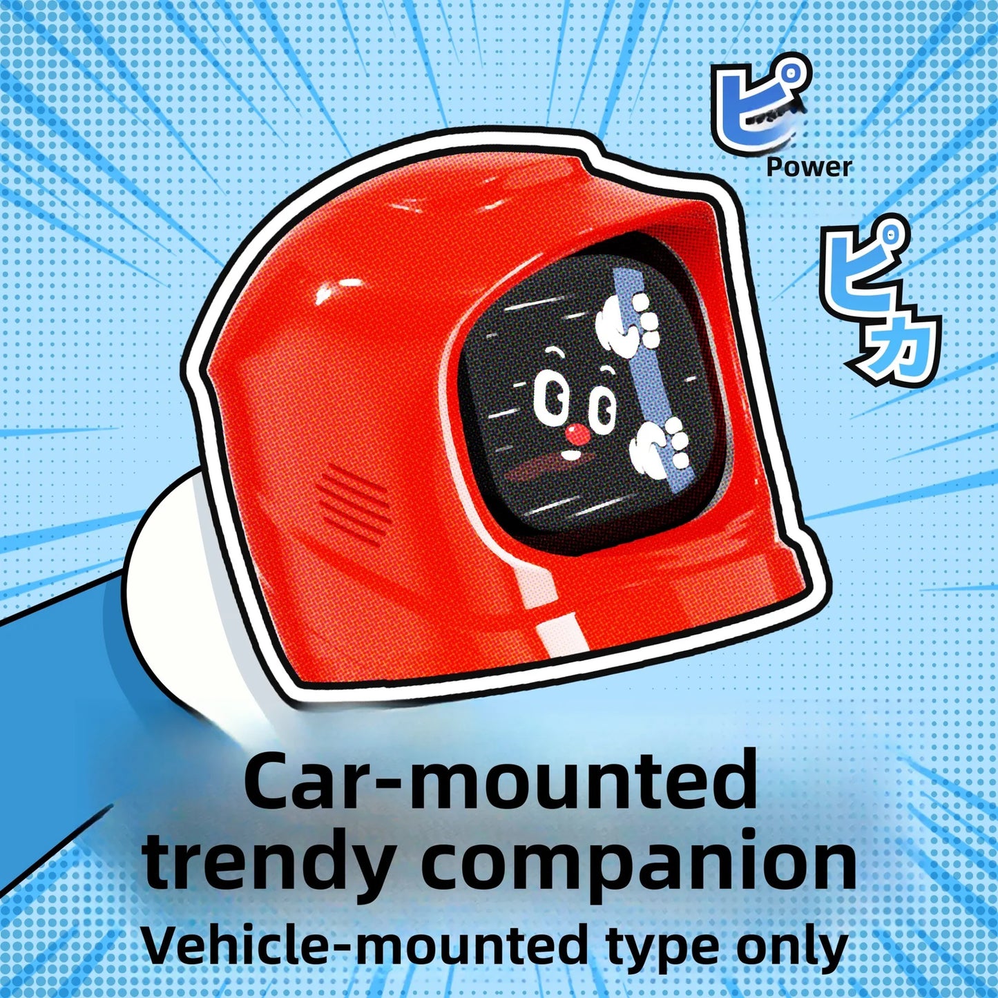 EVKITT Interactive Silicone Car Electronic Pet Robot for All Tesla Models & Desktop (Premium Polymer, Multi-Expression)