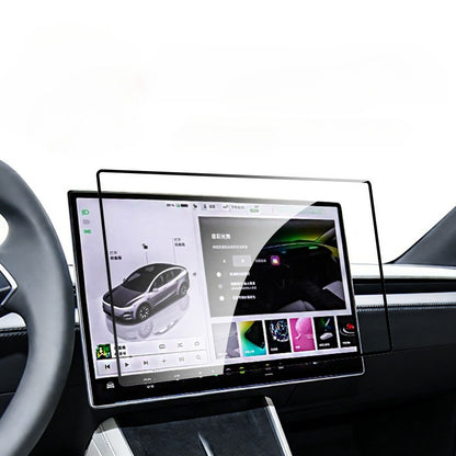 EVKITT Center Control & Rear Entertainment Screen Protector Kit for Tesla Model Y Juniper 2026+ HD Shield (Hardness Tempered Glass 2-Piece Set)