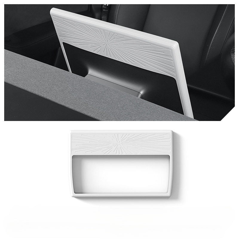 EVKITT Navigation Screen Silicone Frame Protector Central Display Edge Guard Trim for Tesla Model 3 Highland & Model Y Juniper