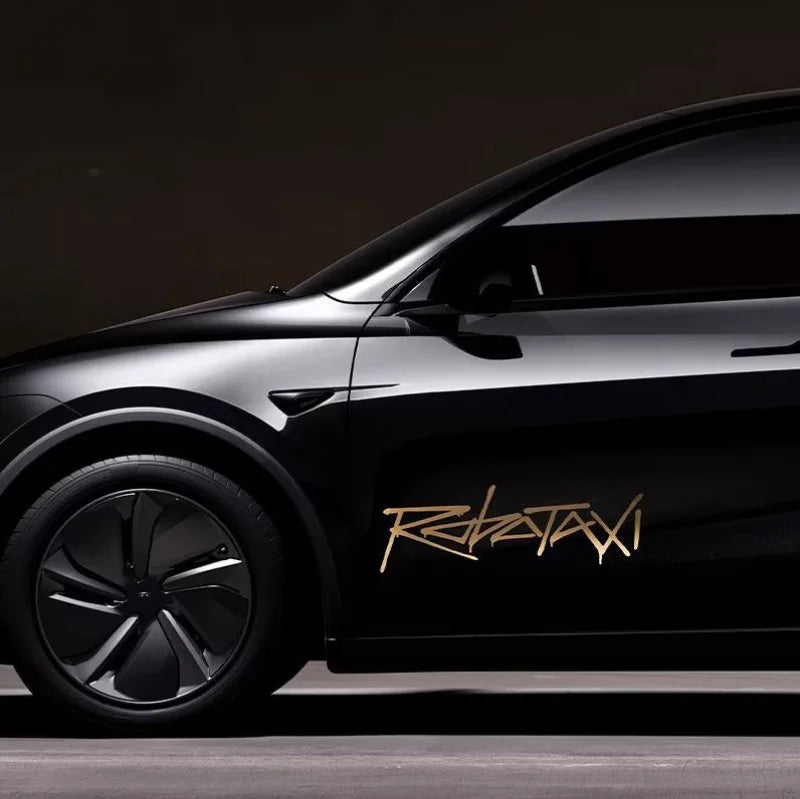 EVKITT Exterior Body Decal Autopilot Autonomous Logo Sticker for Tesla Robotaxi Cybercab