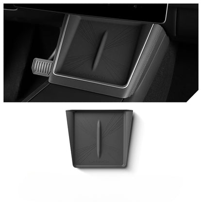EVKITT Center Console Wireless Charging Pad Silicone Cover Anti-Slip Dual Wireless Charger Mat for Tesla Model 3 Highland & Model Y Juniper