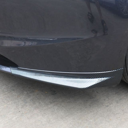 EVKITT Front Bumper Protector Lip Corner Guard Anti-Scratch Bumper Winglet Spoiler for Tesla Model 3 Highland (Premium Luxury High-Toughness Automotive ABS Matrix,  2-Piece Set)