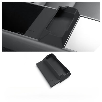EVKITT Silicone Glasses Holder Tray for Tesla Model 3 Highland & Model Y Juniper YL (Premium Anti-Rattle Console Organizer 1PC)