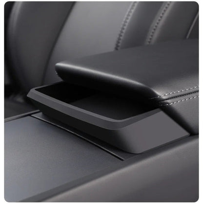 EVKITT Silicone Center Console & Armrest Storage Tray for Tesla Model Y Juniper 2025+ & Model 3 Highland 2024+ (Premium Silicone, 1-Pack)