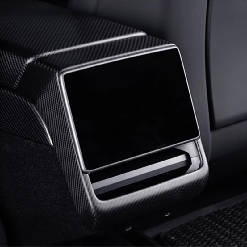 EVKITT Rear Screen Trim Frame Display Bezel Protector Cover for Tesla Model 3 Highland
