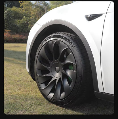 EVKITT 4PCS for Model Y 2020-2024 Cyclone Wheel Cover 20 inch Full Cover Hubcaps Automobile Replacement Accessorie for Tesla