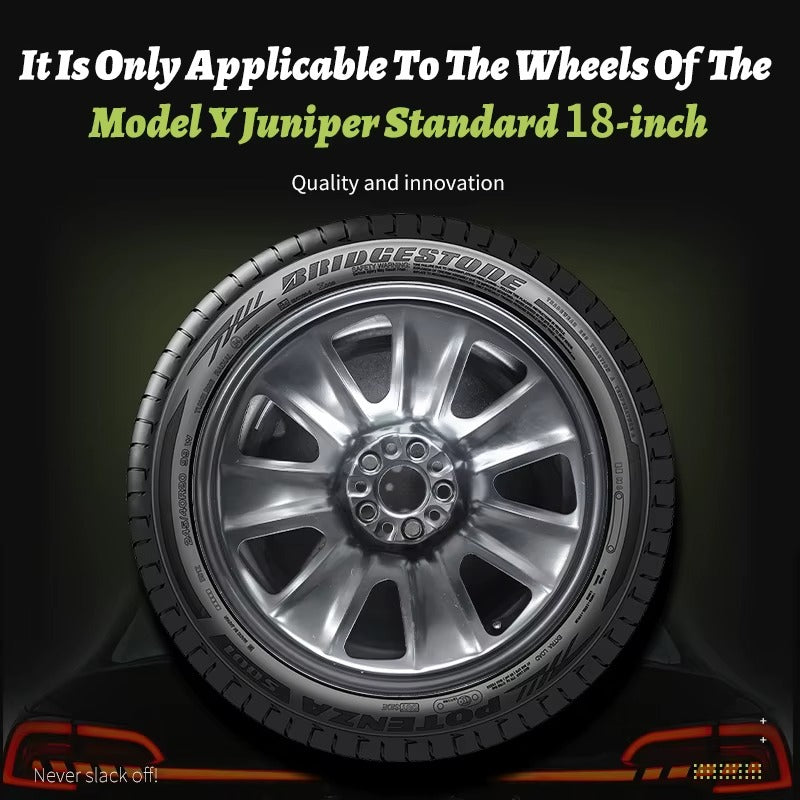 EVKITT 4PCS for Tesla Model Y 2026 Standard 18inch Hub Caps, Full Rim Covers Replacement Wheel Cover Accessories for Standard Edition