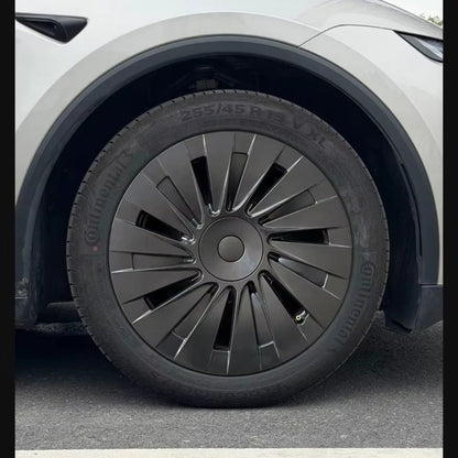 EVKITT 4PCS for Tesla Model Y 2026 Standard 18inch Hub Caps, Full Rim Covers Replacement Wheel Cover Accessories for Standard Edition