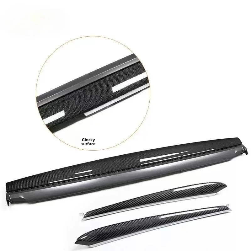 EVKITT Dashboard & Door Panel Interior Trim Covers for Tesla Model 3 Model Y 2021-2023 Real Dry Carbon Fiber (Matte/Gloss, 3-Piece Set)