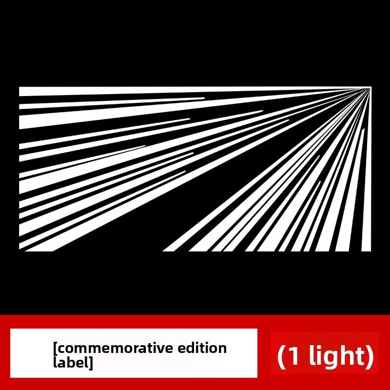 EVKITT Rear Collision Avoidance Laser Projection Light LED License Plate Welcome Lamp for Tesla Model 3Y Model 3 Highland (Premium Quartz Glass Lens, Ultra-Bright 1-Piece Set)