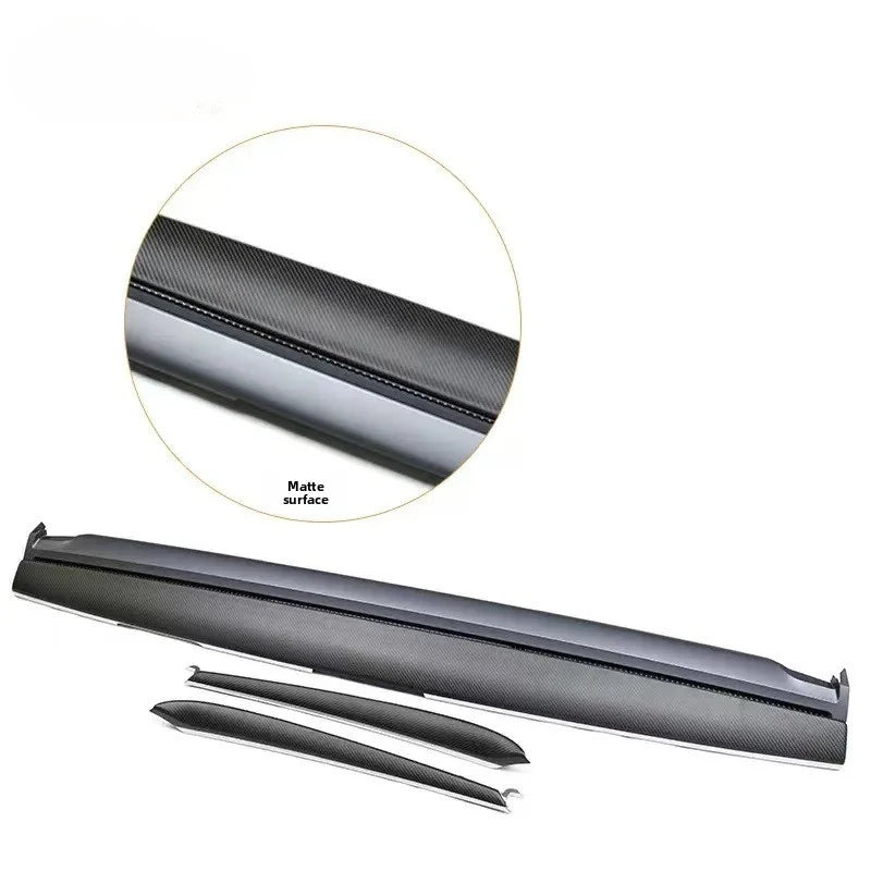 EVKITT Dashboard & Door Panel Interior Trim Covers for Tesla Model 3 Model Y 2021-2023 Real Dry Carbon Fiber (Matte/Gloss, 3-Piece Set)
